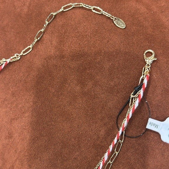 Brand New Free people summer in Italy multi strain gold charm layer necklace - Picture 5 of 6